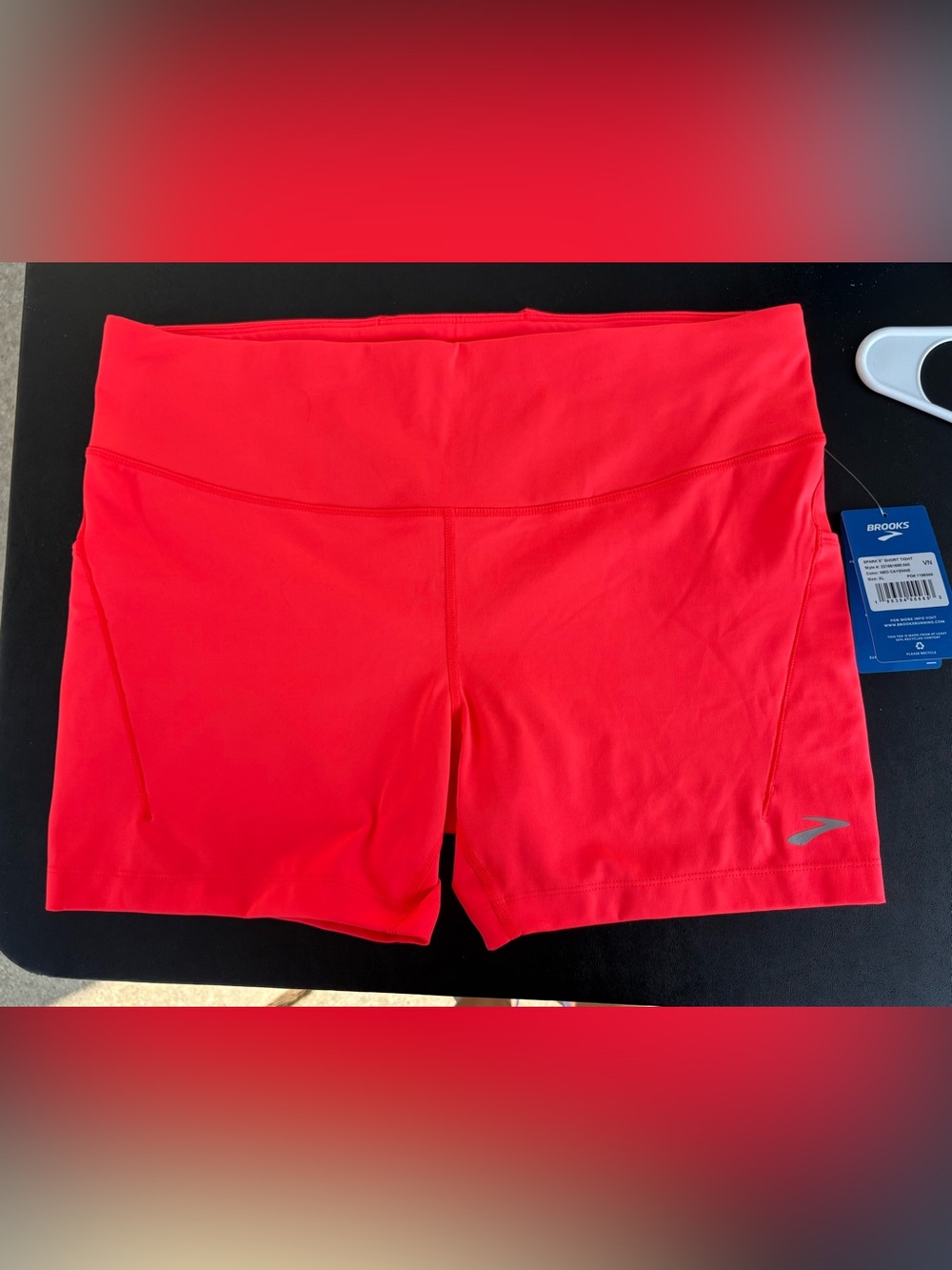 NWT Brooks spark 5 in running Short tights XL